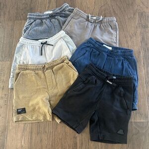 Bundle of 6 pairs of Zara boy shorts in size 7
